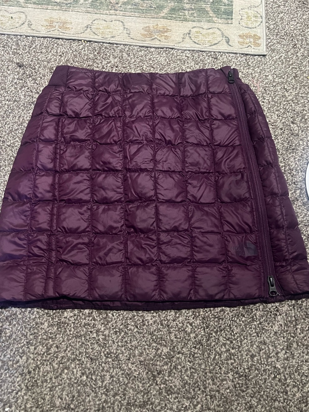 The North Face Quilted Plum Mini Skirt